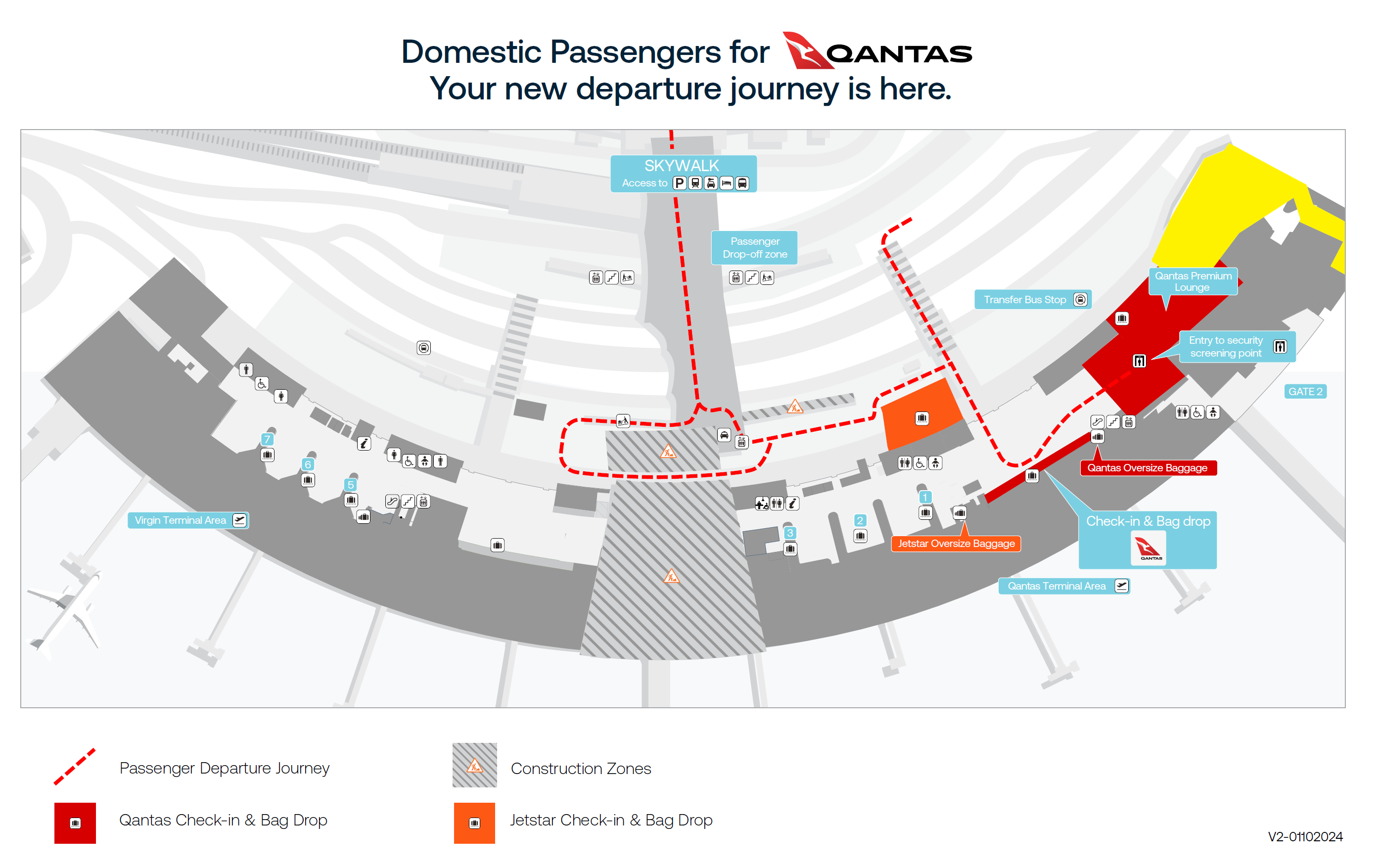 Domestic Qantas Map Domestic Qantas Map