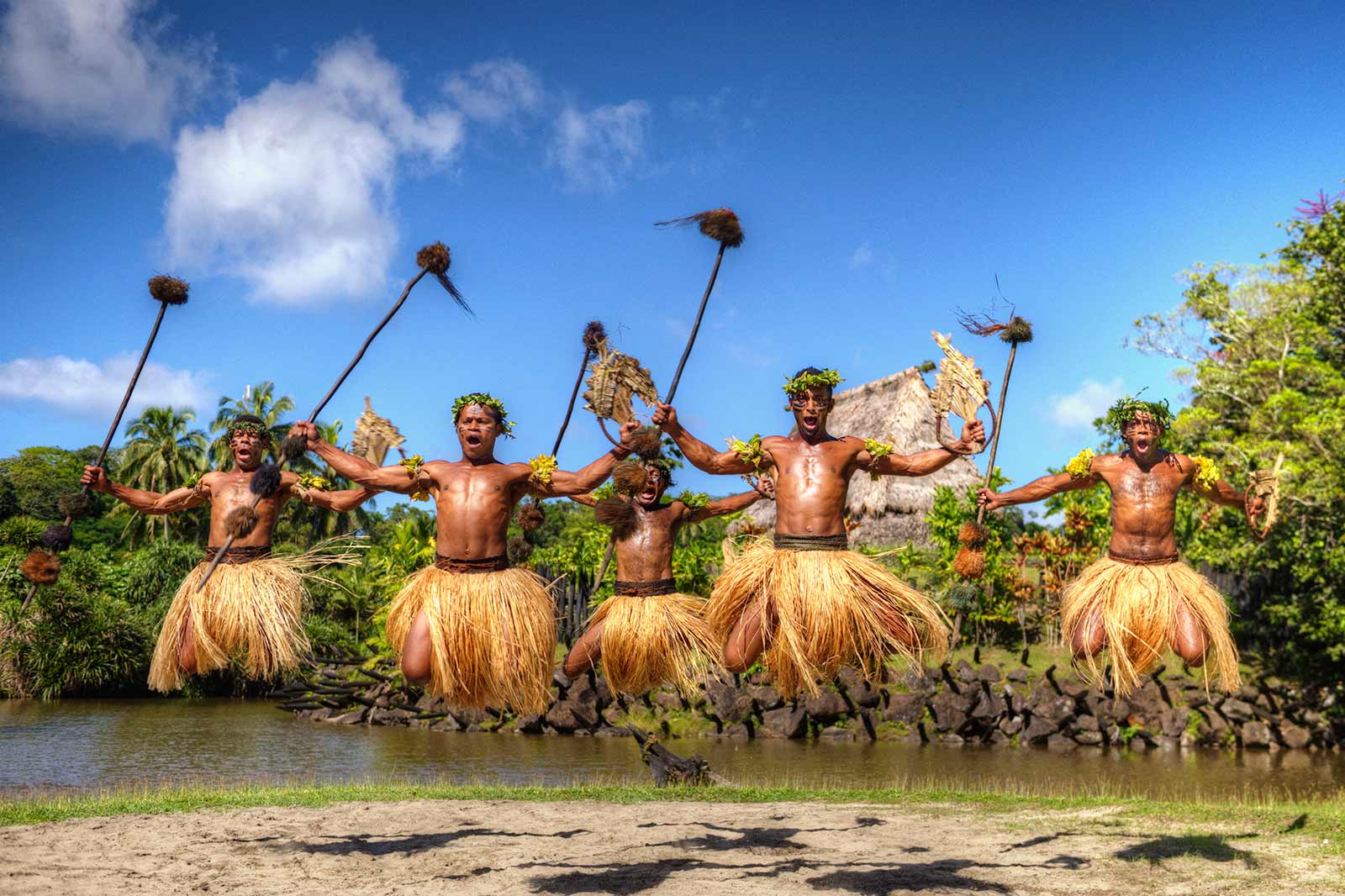 Traditional Dancers in Fiji