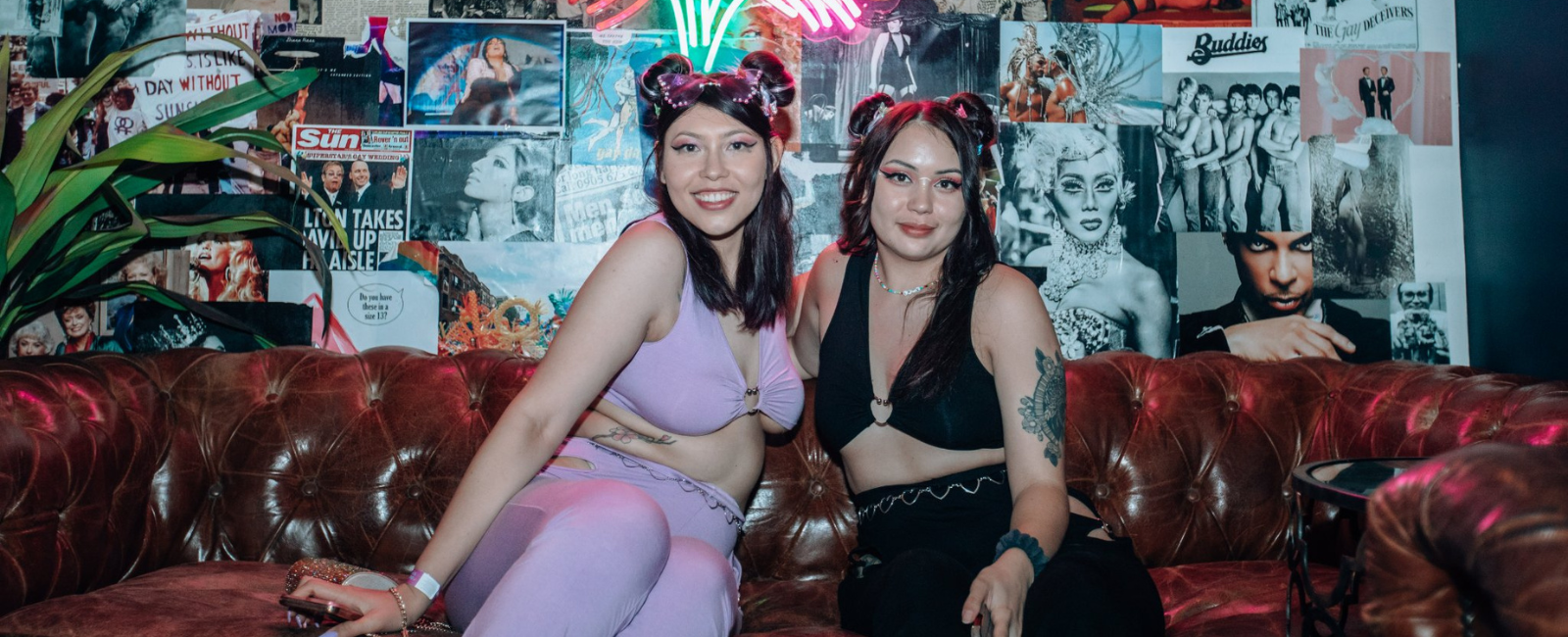 Two women smiling at Big Gay Day Brisbane