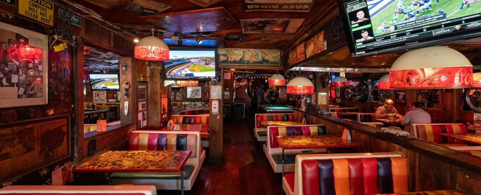 Barney's Beanery seating area