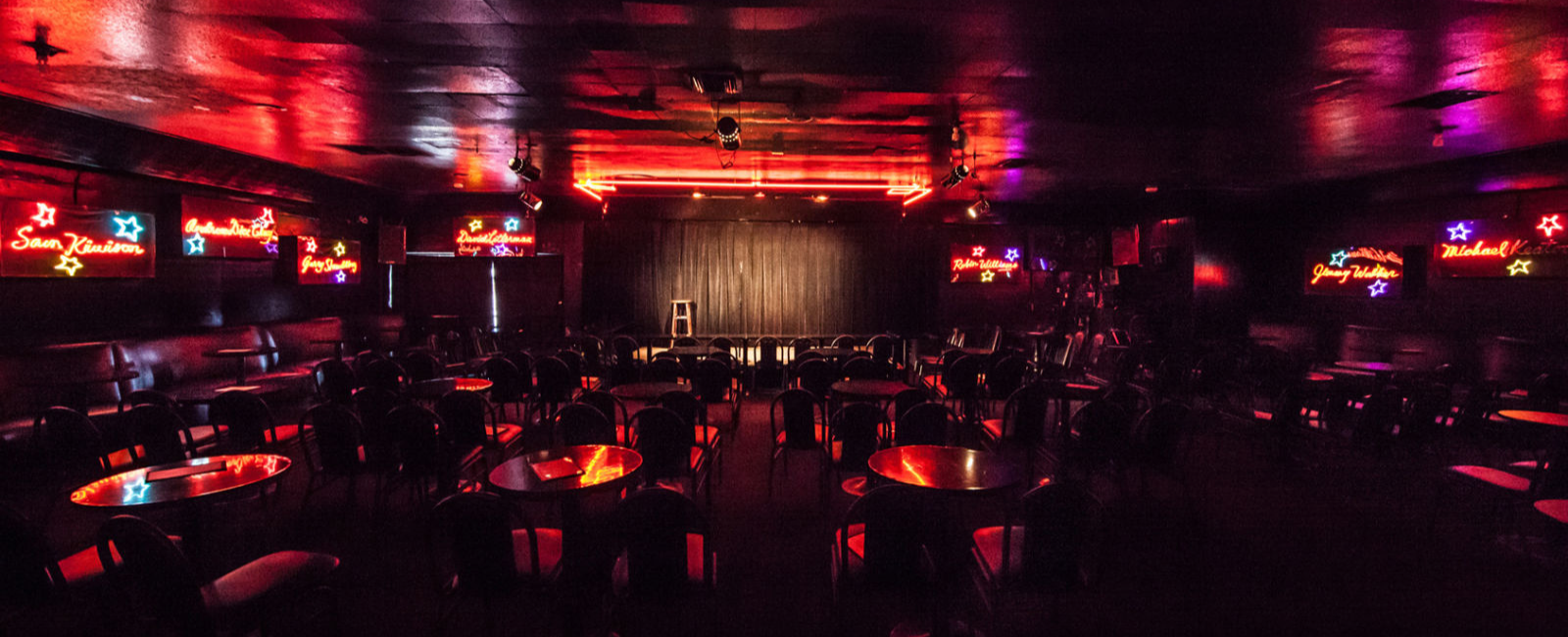 The Comedy Store with no customers