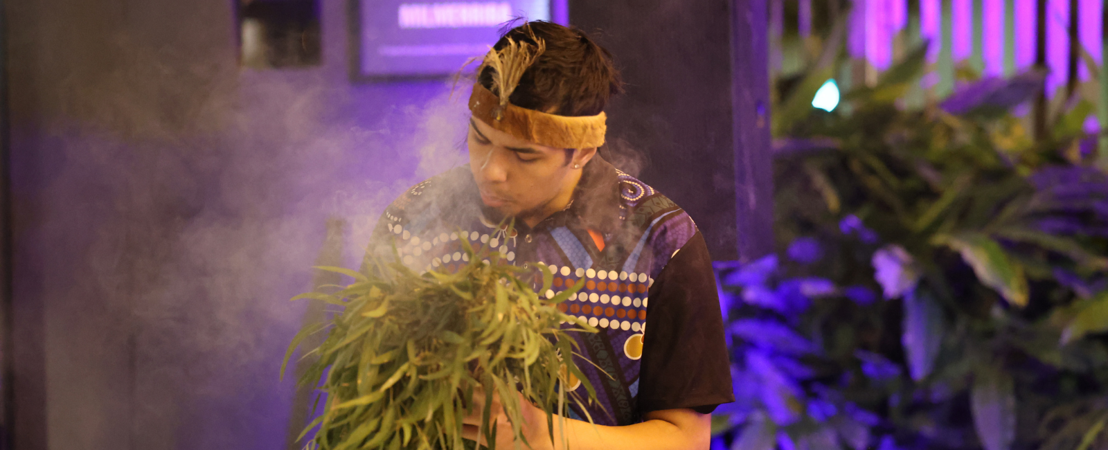 Smoking Ceremony at Queensland Theatre