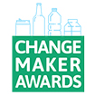 Containers for change change maker award logos