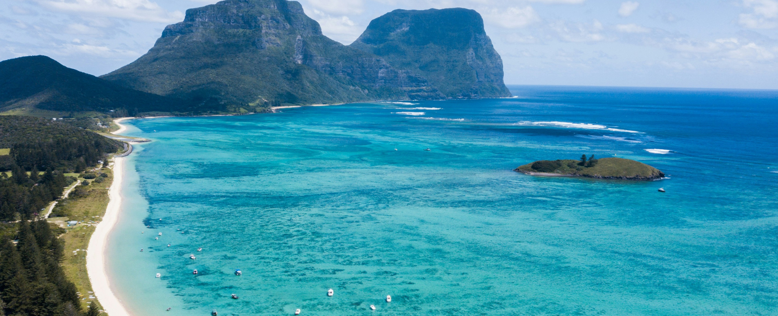 Lord Howe Island view over ocean