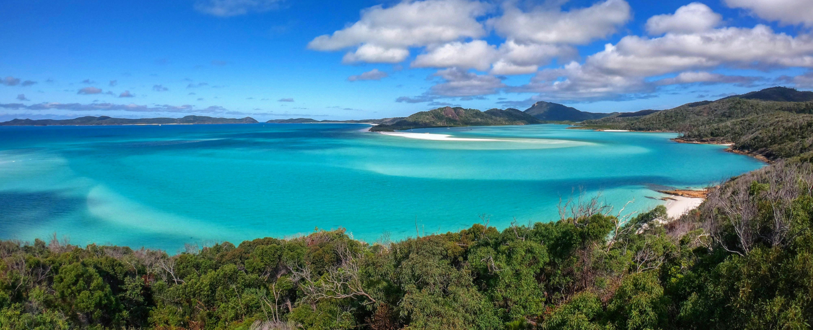 View from island in the Whitsundays