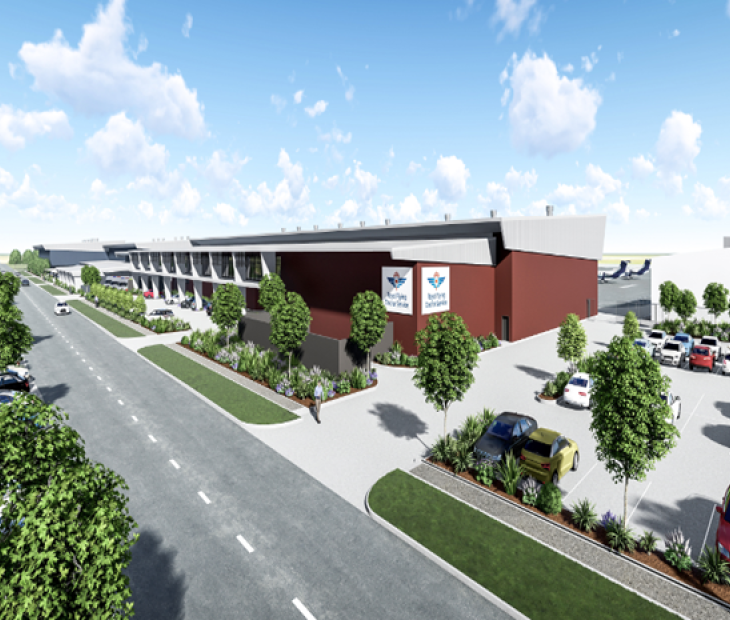 Aeromedical Base render Aeromedical Base render