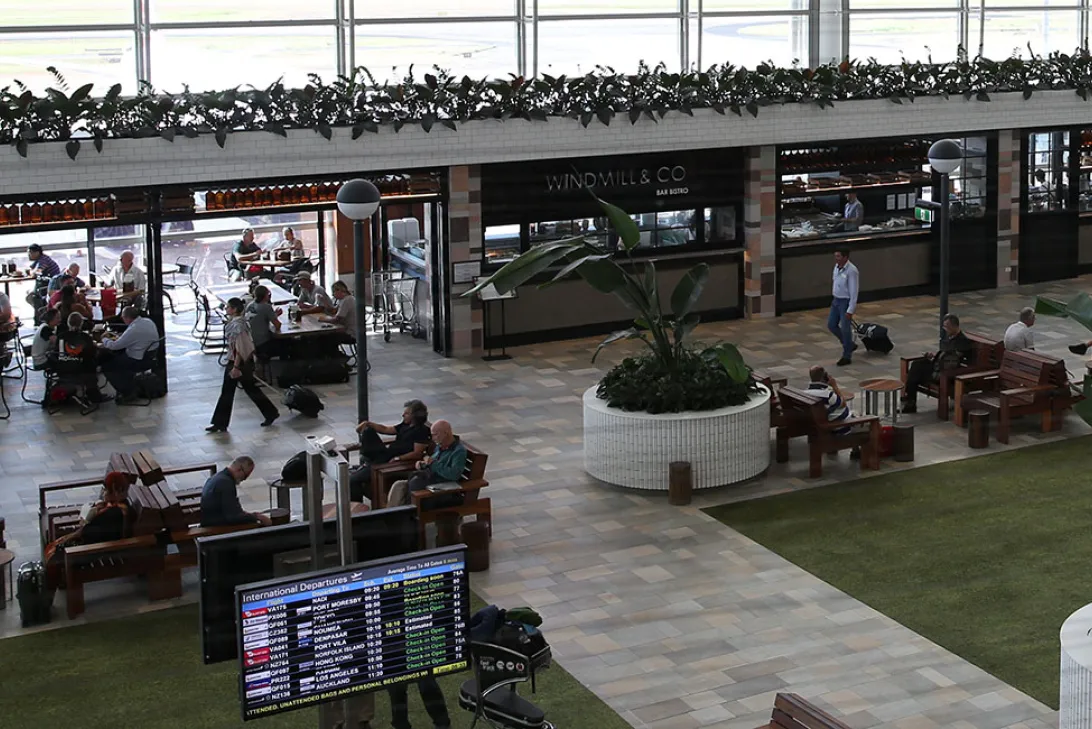 Brisbane Airport International Terminal Level 3 Departures